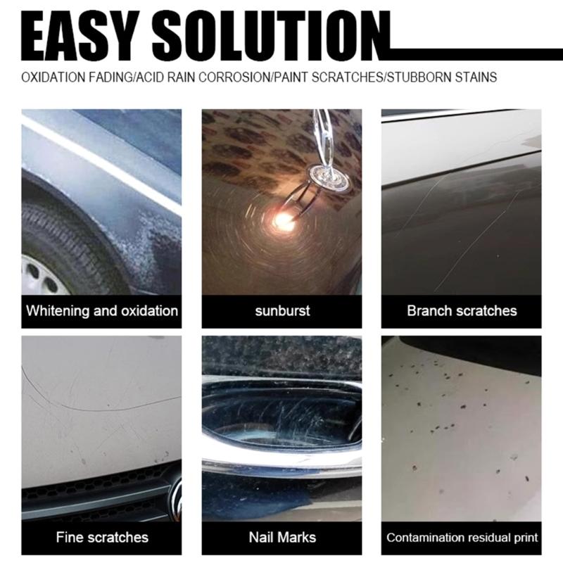 Easy To Apply Car Scratch Repair Wax Designed For Night Use Easily Restores Paint Gloss Without Damaging Original Finish