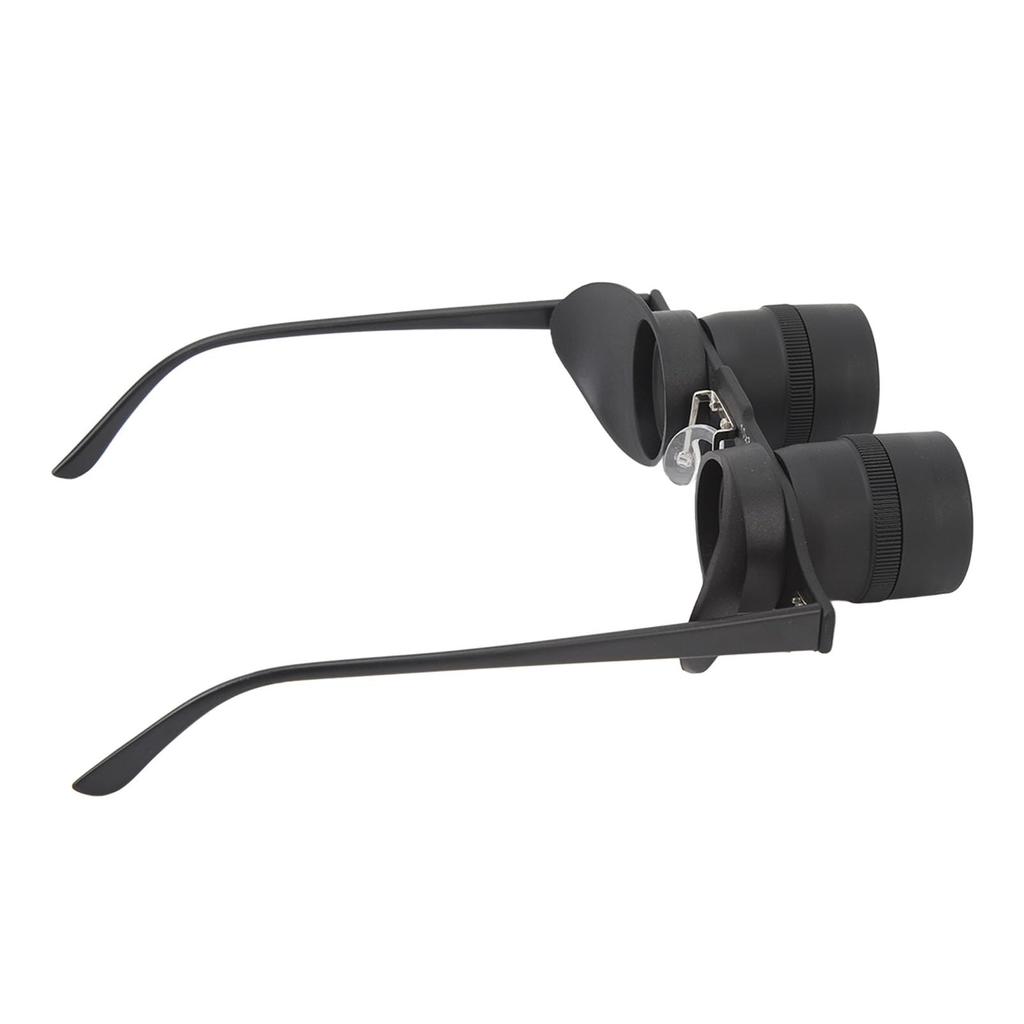Hands-Free Binocular Glasses for Fishing, Bird Watching, Sports, and Concerts - HD Lens, Durable Construction, 3 Color Filters, Adjustable Focus,