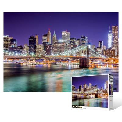 1000-teiliges Puzzle / Stadt bei Nacht, New York, beliebtes koreanisches Puzzle