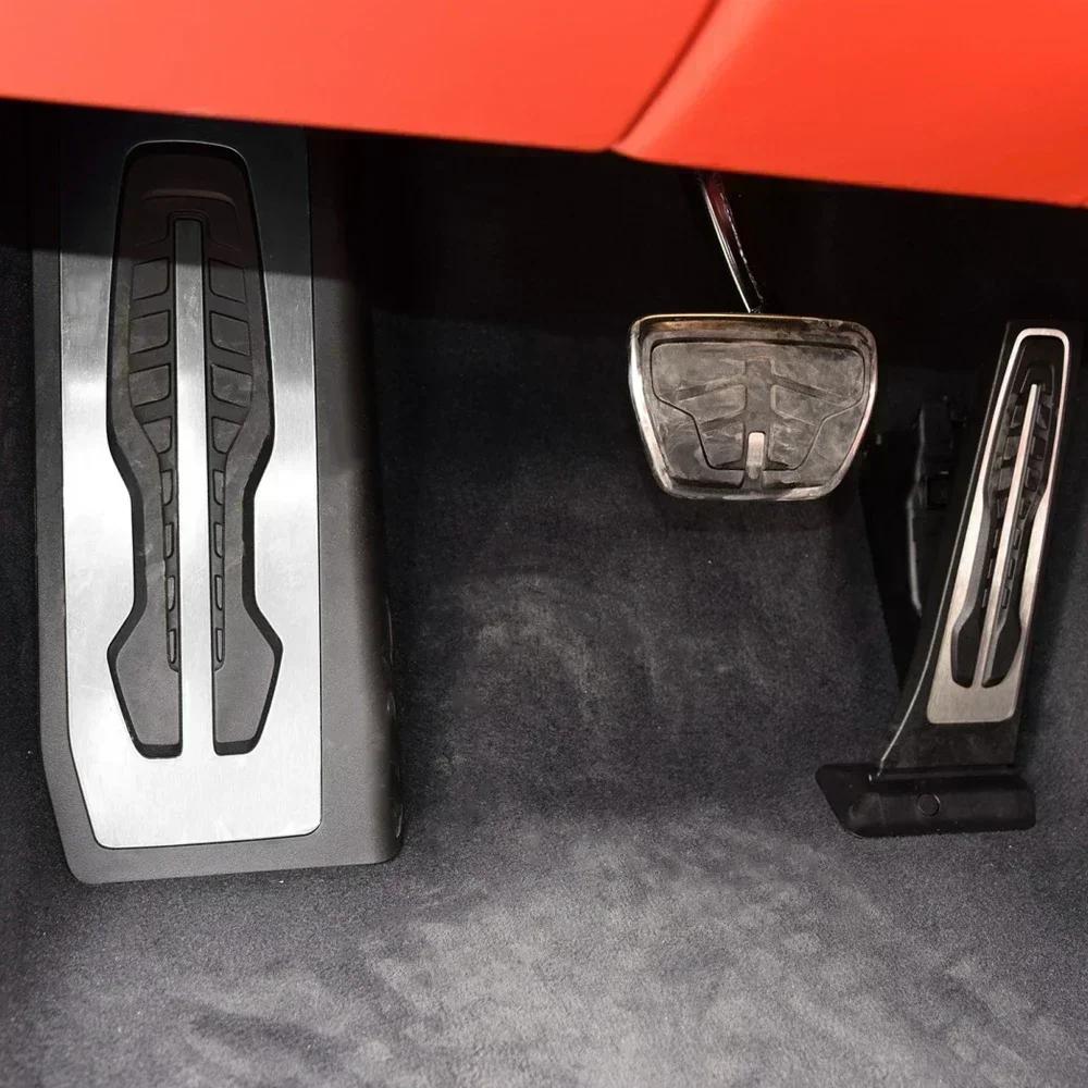 Car Pedal Cover for BMW 7 Series 740i 750i 750Li G11 G12 LHD Gas Fuel Brake Pedasl Non-Slip Foot Rest Pedals Pads Accessories
