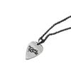 My Chemical Romance Cosplay Stainless Steel Necklace Men Women Rock Band Guitar Pick Pendant Choker Jewelry Accessories Gifts