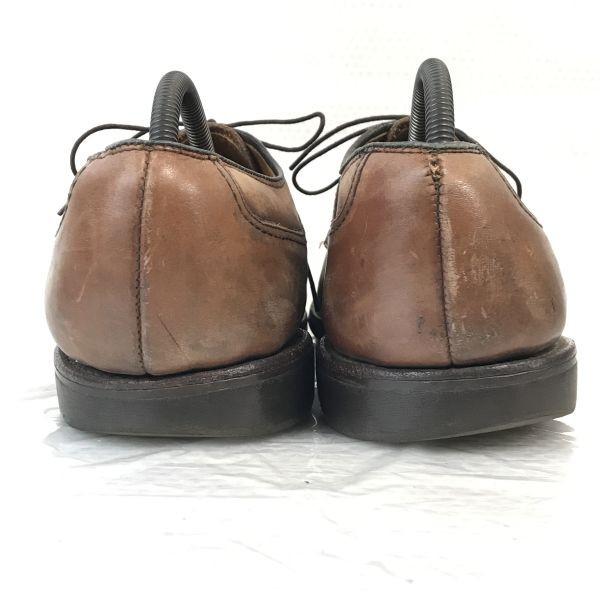 Allen Edmonds Stockbridge Leather U-Tip Dress Shoes 10D 27.5-28cm Brown(USED)