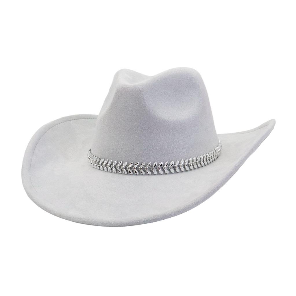 Vegan Suede Hat fishbone shape 9.5cm Wide Brim Fedora Hat Men's and Women's Autumn and Winter Felt Jazz Hat Classic Church Hat
