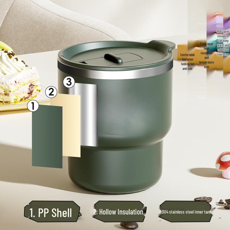 Shangqi 304 Stainless Steel Outdoor Camping Coffee Cup Set