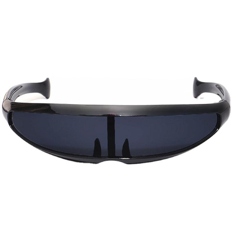 

New Women Cyberpunk Sunglasses Men Futuristic Technology Sun Glasses Vintage Brand Designer Shades UV400 Protection Gafas De Sol As shown in the figu