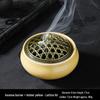 Jingdezhen Celadon Ceramic Three-Legged Small Incense Burner with Ice Crack Glaze and Anti-Scald Lid.