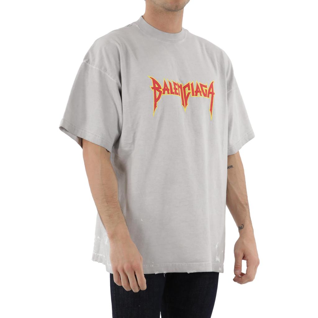 Balenciaga Metal Vintage Oversized T Shirt 694576TMV880901