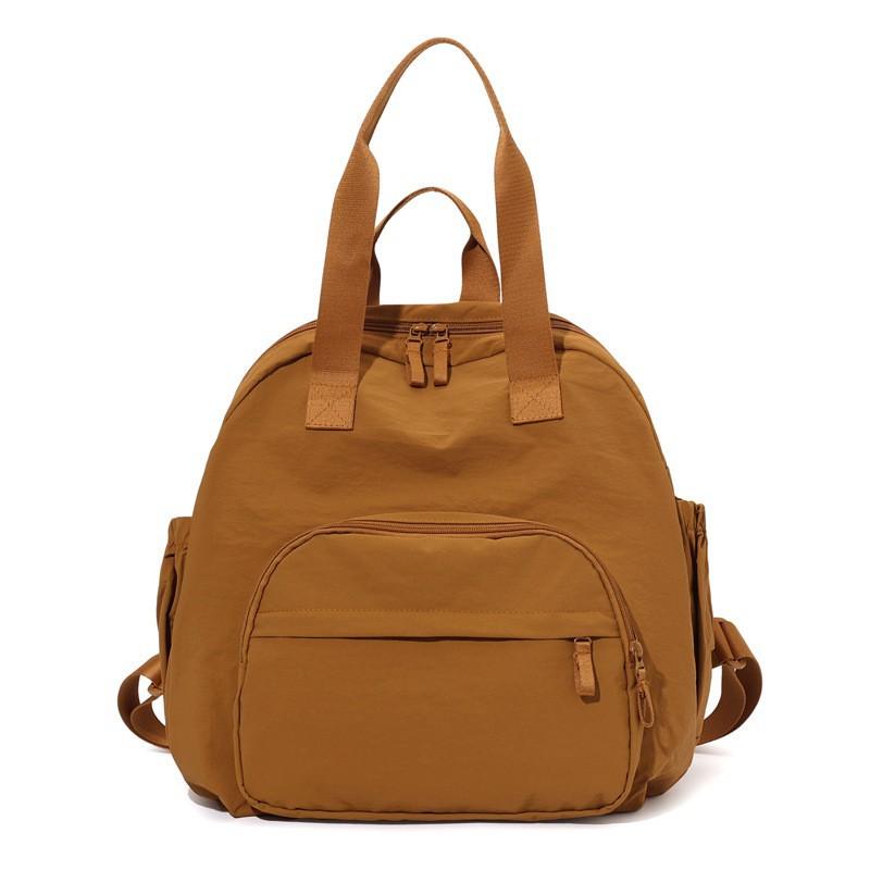 

Sen Pure Color Backpack Women s Bag 2025 New Style Simple Large-capacity Fashionable Multi-function Light Travel one size