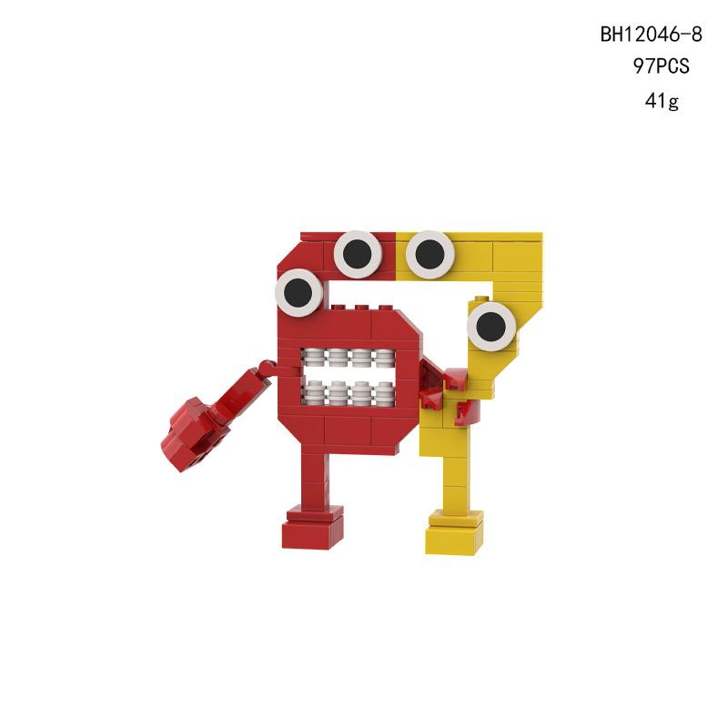 Steal A Brainrot Blocchi da Costruzione Cartone Animato Sammy Jandel Blocchi Giocattolo 67 Blocchi da Costruzione per Bambini Regalo di Compleanno Giocattolo da Costruzione
