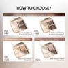 Judydoll Contour Palette, 2 In 1 Face Highlight Contour Palette, Shades with Highlighter Makeup, Non-greasy, Lasting Sparkling
