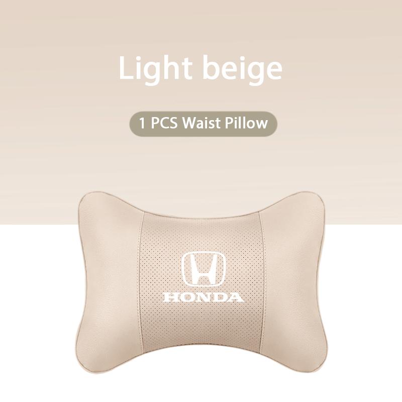 TQDX8 Car Headrest/Lumbar Support Car Neck Pillow Waist Cushion For Honda civic accord fit jazz pilot CRV odyssey passport city vezel