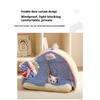 Heated Pet Tent House Winter Warm Cushion Bed for Cats Puppies