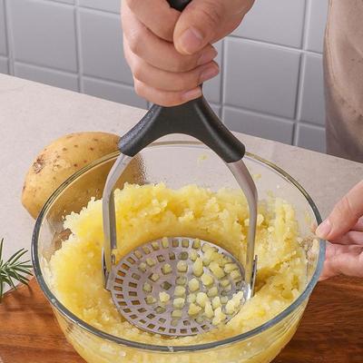 Stainless Steel Potato Masher Ricer Manual Potatoes Crusher Fruit Vegetable Pressure Mud Potato Press Tools Kitchen Gadgets
