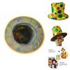 Halloween Party Performance Hat Clown Polka Dot Top Hat Magic Jazz Hat High Top Hat