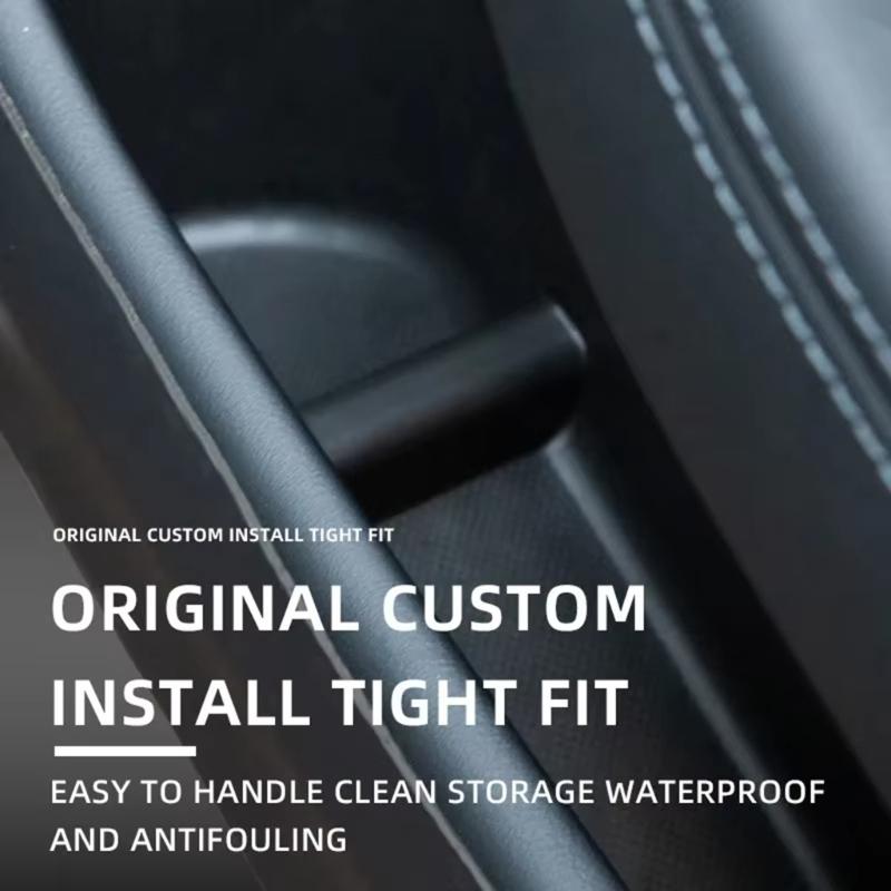 Automotive Door Storage Organizers Spacious 1.5L Capacity For Essential Organization No Tools Needed Slip Proof Design
