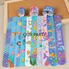 12 Stück Cartoon Meerjungfrau Thema Wrap Slap Armband Armband Spielzeug für Kinder Mädchen Geburtstagsparty Mitgebsel Pinata Füller Goodie Bag