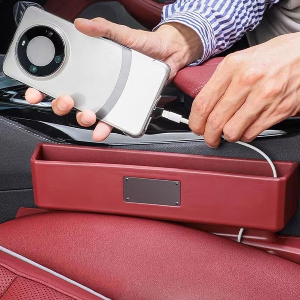 Large Capacity Car Seat Crevice Organizer  Car Interior Decoration Supplies