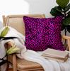 Trendy Dopamine Leopard Print Pillow, 18.18 Inch Soft Plush Cushion With Pillow Insert, Home Decor For Dorm, Living Room