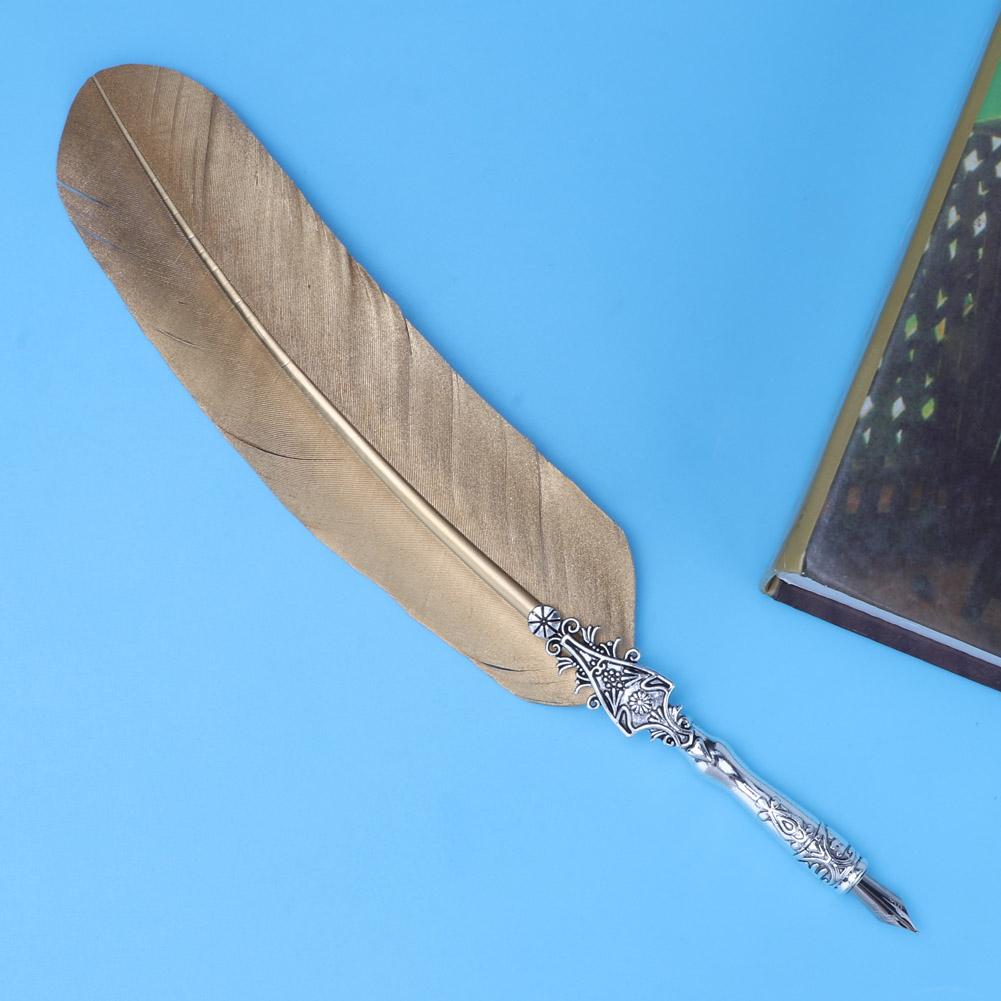 Classical Vintage Fountain Pen   Quill Dip Pen Signature Pen Set Stationery Gift (#1)