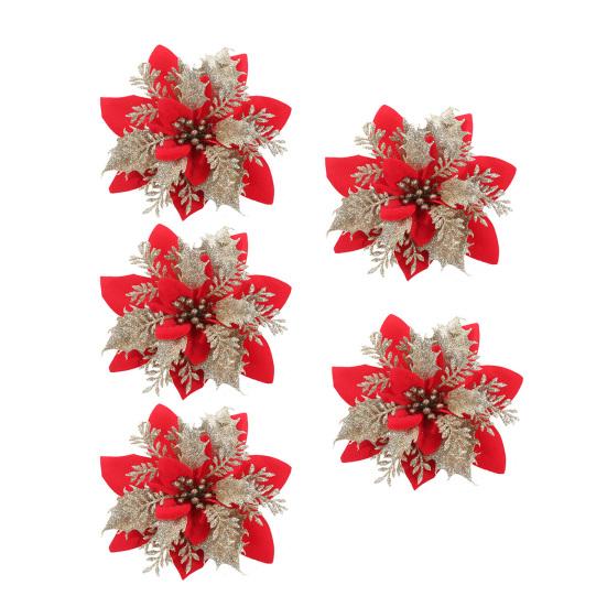 

Искусственные цветы из яркой ткани, искусственные рождественские цветы, сделай сам, блестящие искусственные цветы, искусственные цветы для свадьбы 1