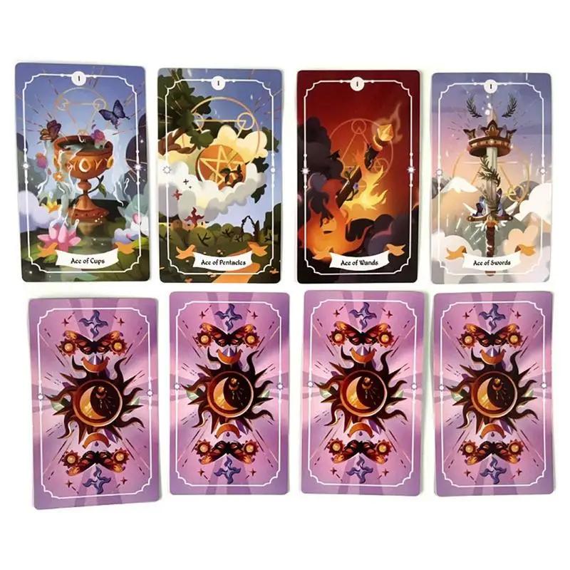 78pcs Witchy Magic Tarot Oracle Cards English Edition Divination Cards Tarot Game Gift