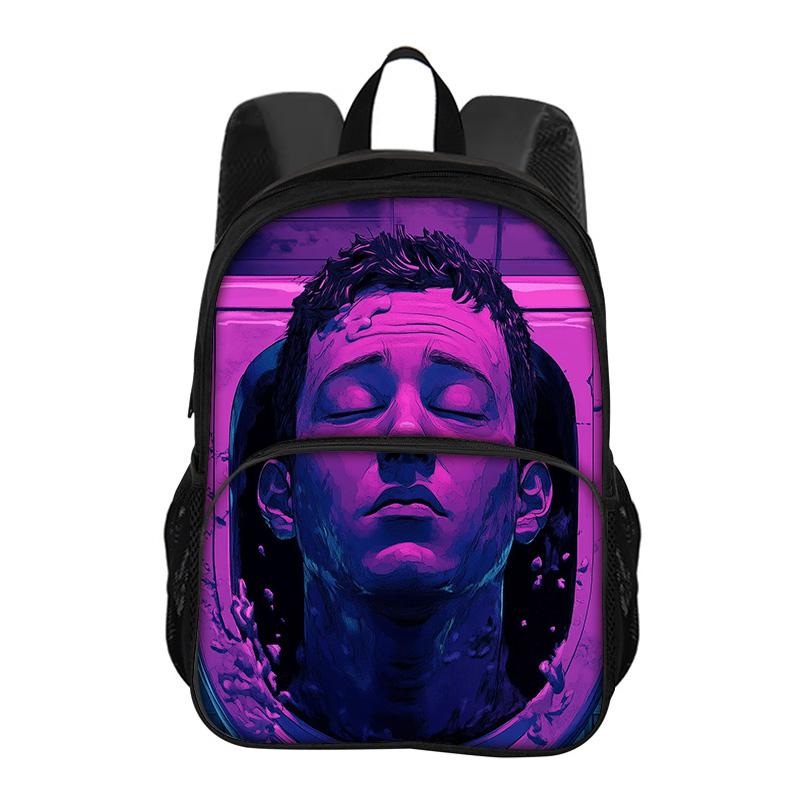 Skibidi Toilet Ronde Voorkant Tas Rugzak Veelzijdige Mode Trend Cartoon Jongen en Meisje School Verjaardag Beste Cadeau