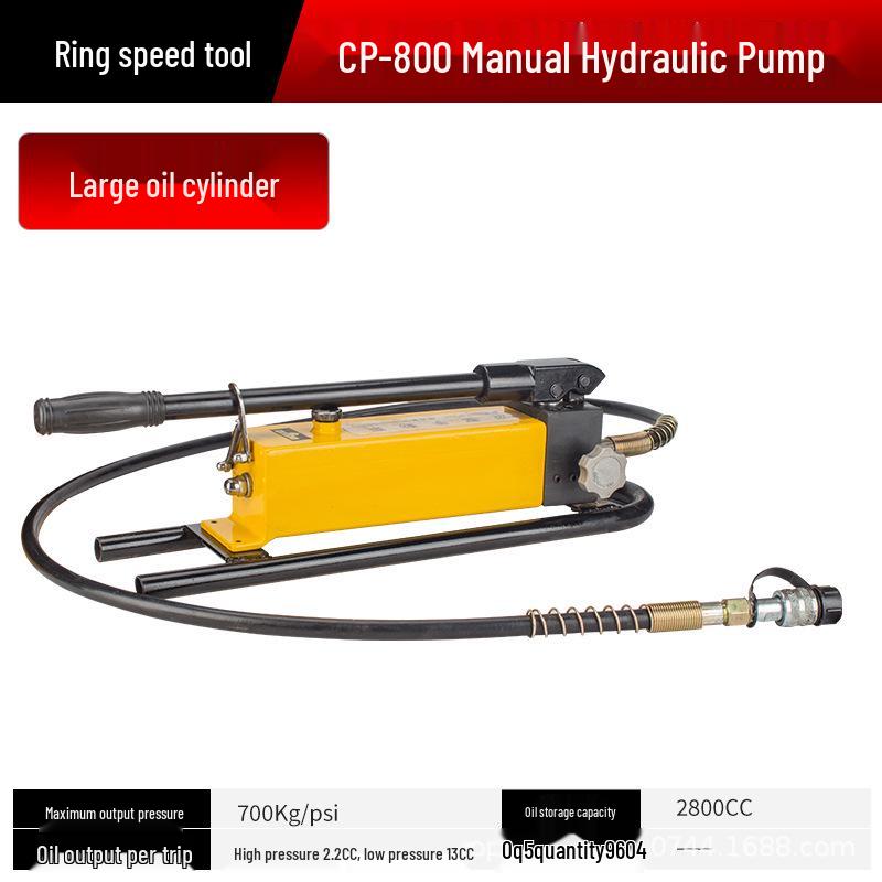 Hydraulic Manual Oil Booster Pump CP-700-2 with Pressure Gauge