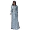 2024 Autumn Gentle Style Women's Floral Maxi Swing Dress