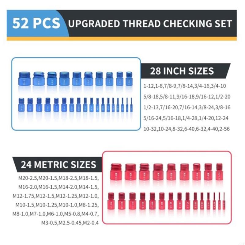 

Light Incised Thread Gauges 52 Part SAE Measure Set Dense Set Storage China Mainland