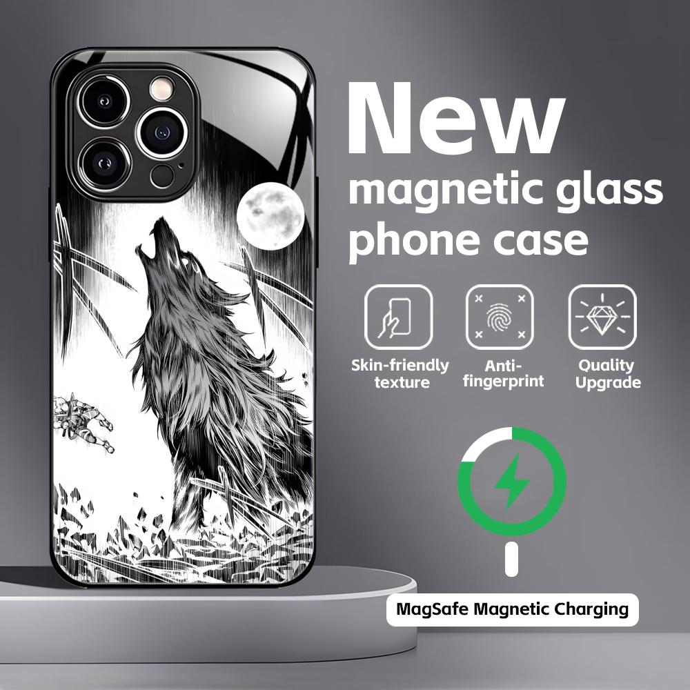 Shangri-La Frontier Phone Case For iPhone17 16 15 14 13 12 11 X XR XS 8 Plus Mini Pro Max Glass Magnetic Case