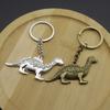 Heißer Verkaufsschmuck, minimalistischer Dinosaurier-Schlüsselanhänger