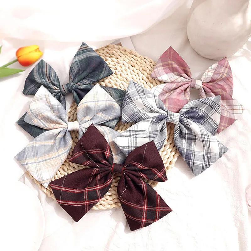 Oversized Bow Hairpin Kawaii Girl Hair Clip Women Ribbon Girls Hairgrip Korean Cute Floral Hair Accessories
