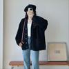 2025 New Autumn Women Sweater Knitting Basic Fashion Tops Tees Cardigan Long Sleeve Solid Shirt Loose Blue Coat