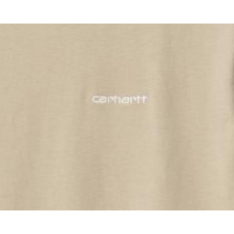 Carhartt WIP S/S Script Embroidery T-Shirt Men T-Shirts Light-Brown I025778-0QS-XX