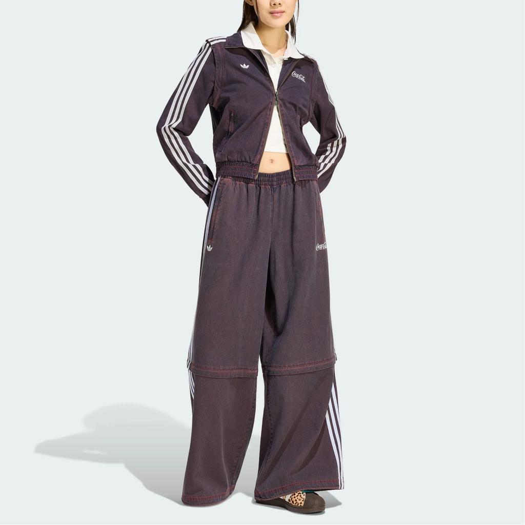 Adidas Originals X Coca-Cola Classic Vintage Funnel Neck Denim Jacket Women jackets KY7693