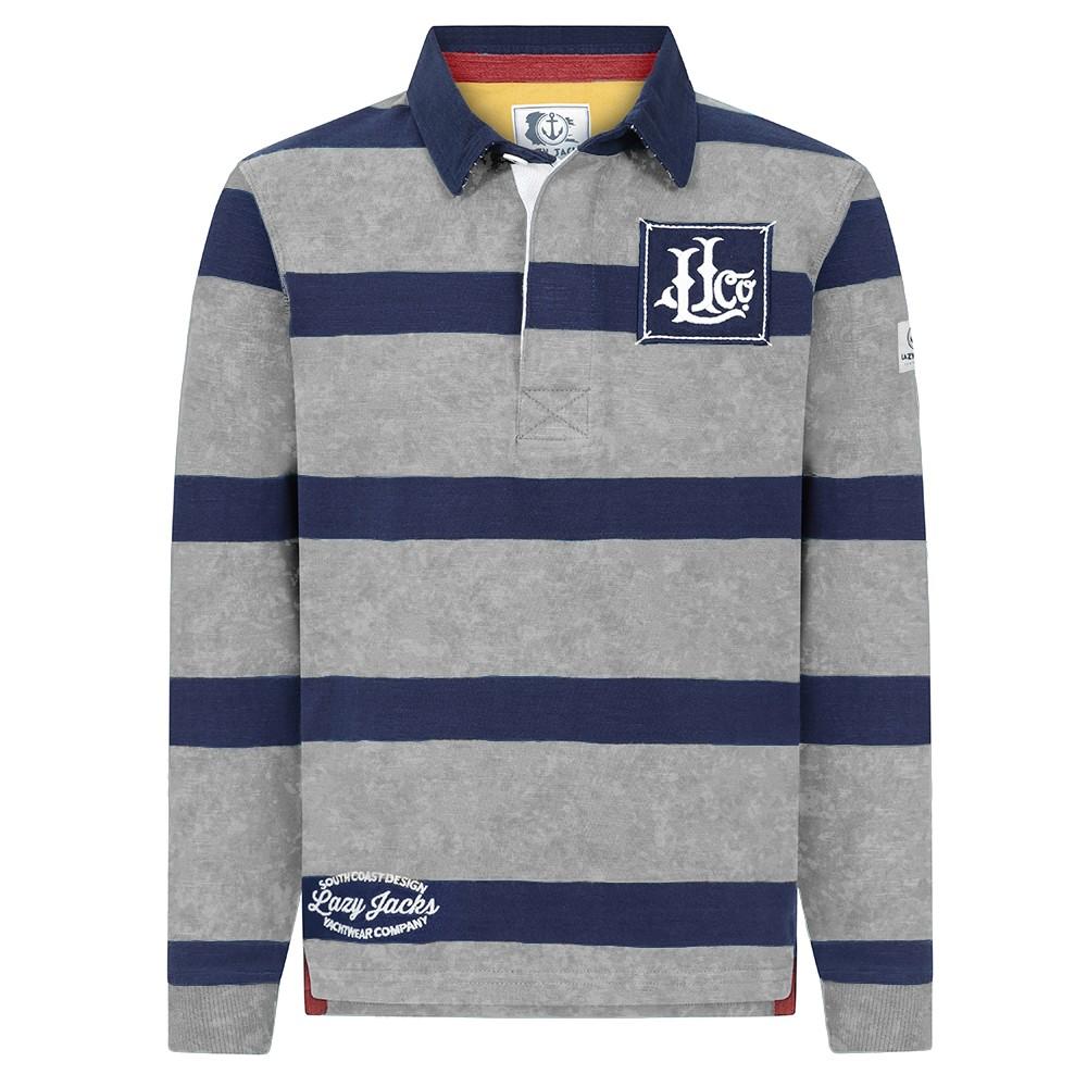 Lazy Jacks Boys Striped Rugby Shirt