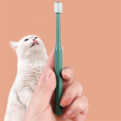 Kedi Diş Fırçası Yumuşak Tüy Fırçası Kediler İçin Ağız Temizliği Diş Temizliği İçin Kedi Fırçası Evcil Hayvan Bakımı Kediler İçin Diş Fırçası Evcil Hayvan Ürünleri