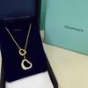 Collar con Colgante de Corazón de Plata de Ley 925 para Mujer Familia T con Diamantes y Esmalte, Cadena Clavicular Azul Clásico, Colgante para Mejor Amiga
