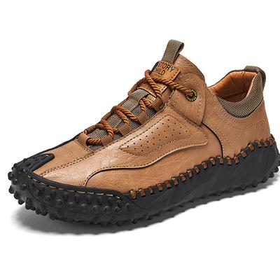 38-48 Mens  Retro Cow Leather Shoes Men Loafers Handmade Casual Leather Shoes Moccasins Men Flats Shoes