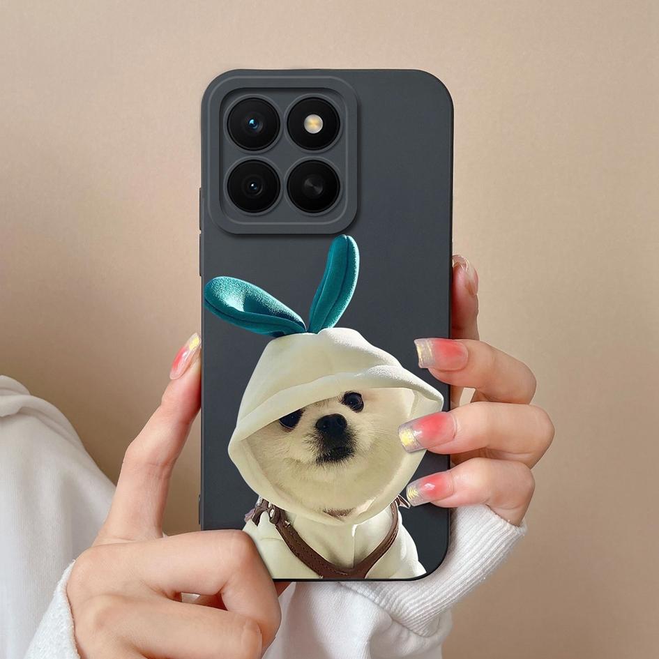 Hülle Für Huawei Honor X8c 7S 10i 20 20e 30 30S 50 50SE 60SE 70 Lite Pro Plus Hübsche Bunte Blume Flüssig Silikon Anti Rutsch Gehäuse Für Huawei Hülle