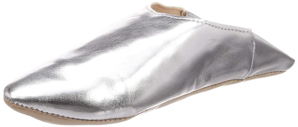 Fatima Morocco Point Babouche Silver 24cm 19SS-BAB01