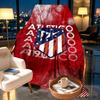 Coperta con Stampa Atletico Madrid - Morbida e Confortevole, per Camera da Letto, Viaggio, Divano, Decorazione per la Casa - Regalo di Compleanno o Natale per un Amico