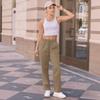 Women's Wide Leg Track Pants Fleece Lined Loose Straight Casual Pants  Sports Jogger Pants With Pockets