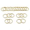 20 Pcs Rings Bulk for Keychain and Crafts