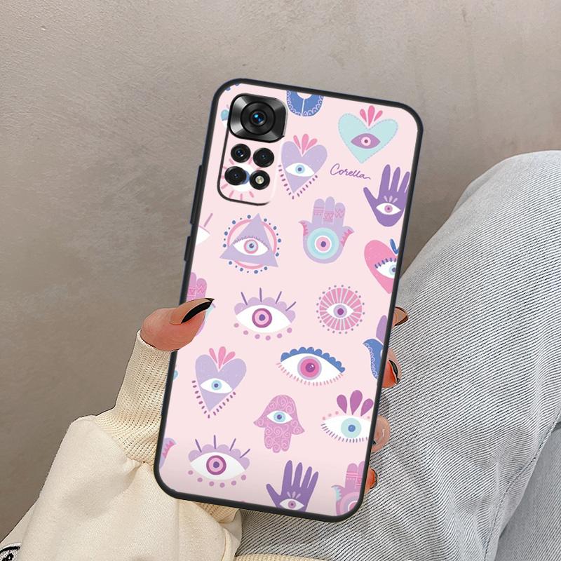 Evil Eye For Xiaomi Redmi Note 14 13 9 10 11 12 15 Pro Plus Case Cover For Redmi 15 C 13C 12C 10C 14C