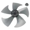 Upgrade Your Pedestal Fan with This Five Leaves Plastic Fan Blade  Easy To Install  Suitable for 14 Stand Fan Black and White
