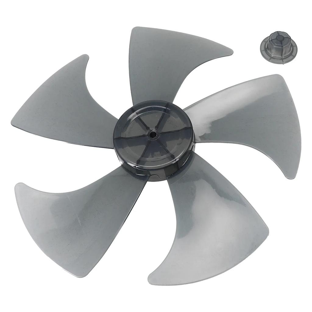 Upgrade Your Pedestal Fan with This Five Leaves Plastic Fan Blade  Easy To Install  Suitable for 14 Stand Fan Black and White