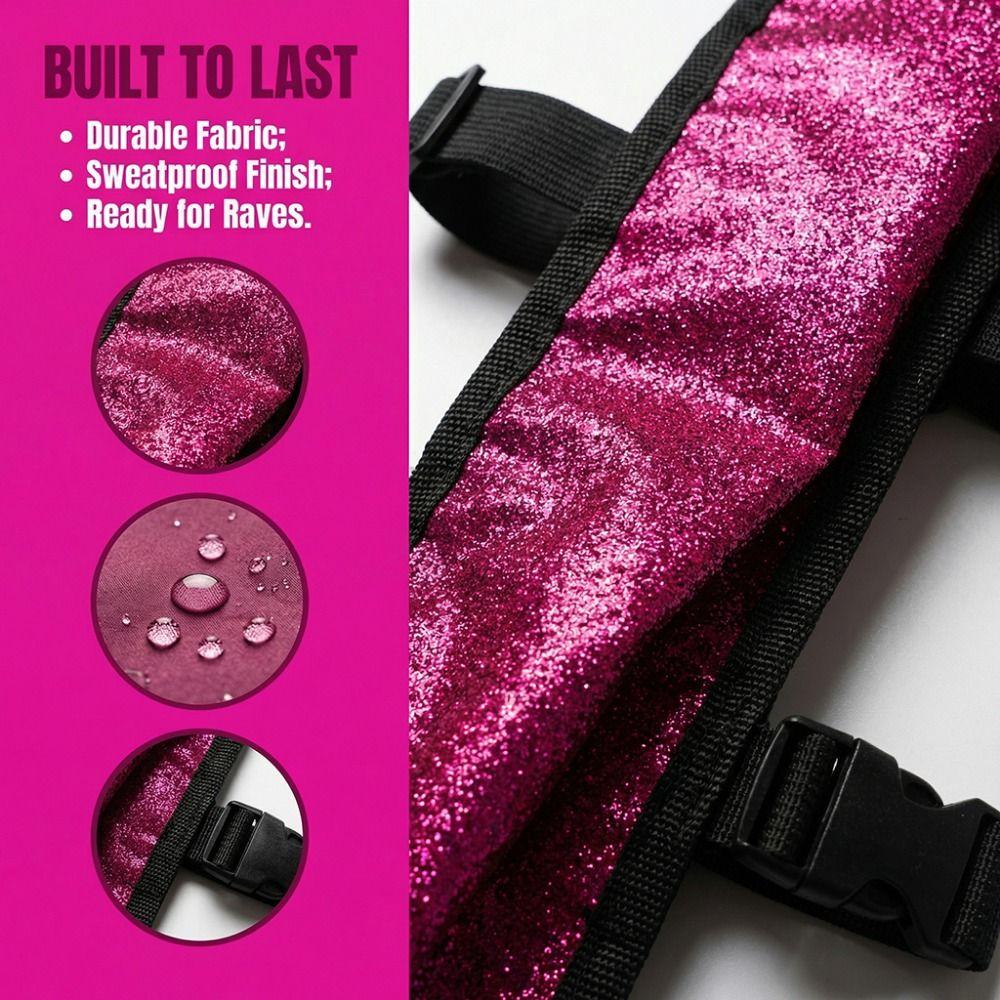 with Waist Belt Fan Holder Adjustable Strap Dancing Fan Pouch Kung Fu Fan Bag Tai Chi Practice