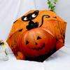 Halloween Automatic Umbrella Design With 8 Ribs Durable Umbrella Fashion Design Commuting For Travel Leisure Accessory Gift To Friends And Family
