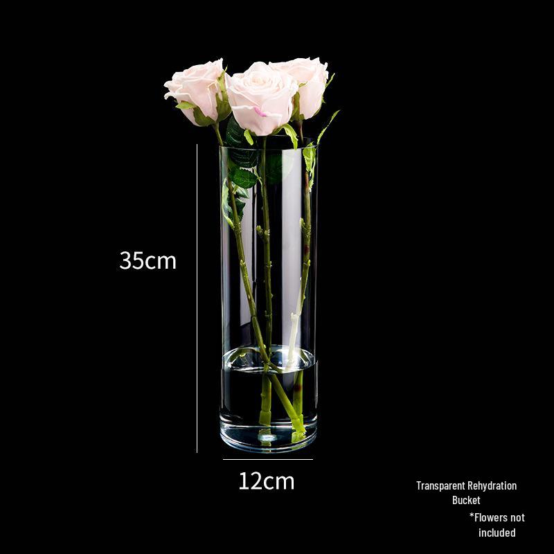 Genomskinlig Akryl Blompåse - Enkel Europeisk Stil